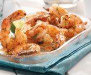 Crevettes grill&eacute;es avec chili &eacute;pic&eacute;