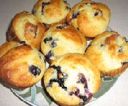 Muffins aux bleuets et au yogourt