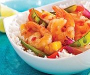 Sauté de crevettes aigre-doux